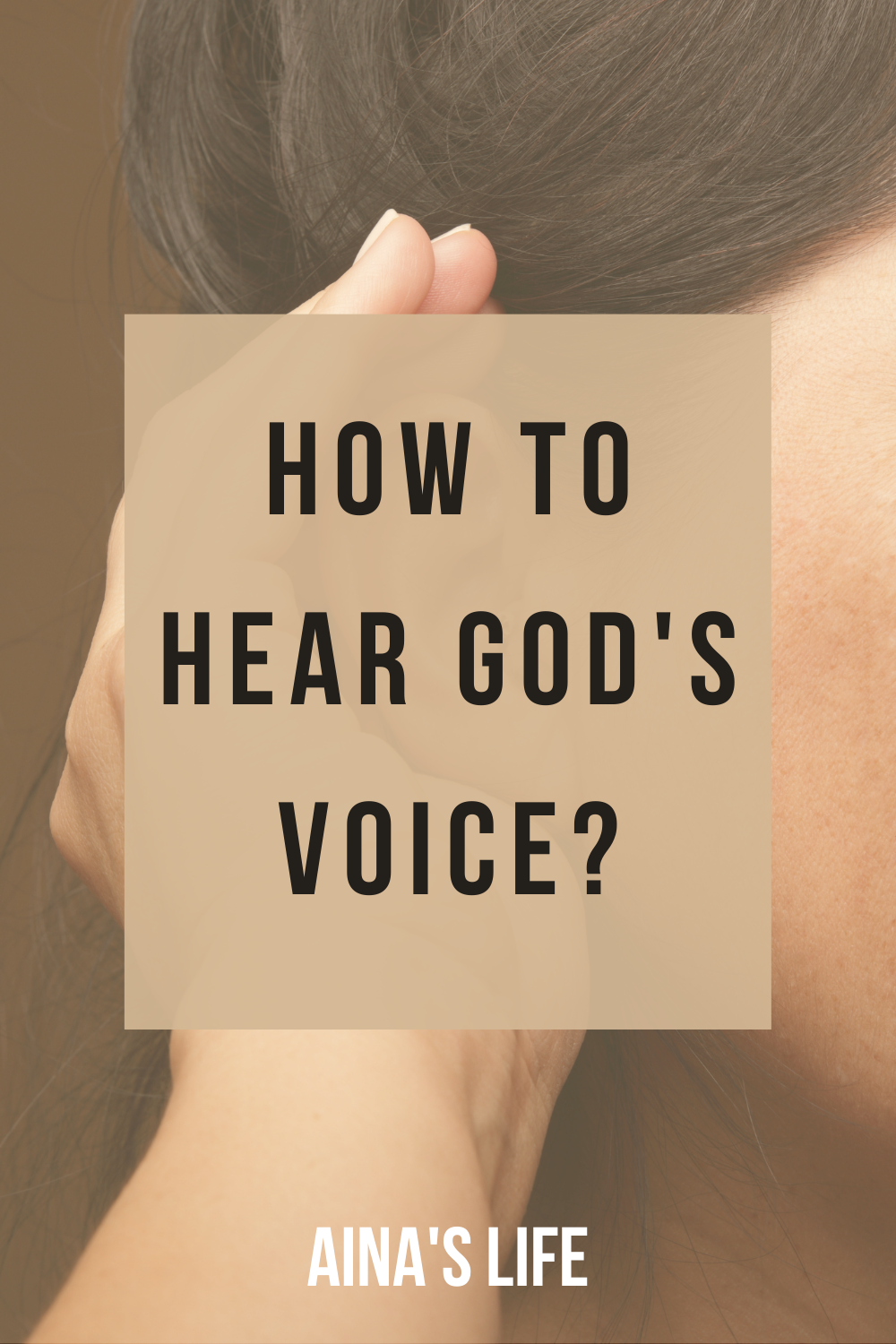 Why I Can’t Hear God’s Voice?