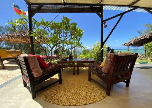 Lounge area in KiteParadise in Madagascar