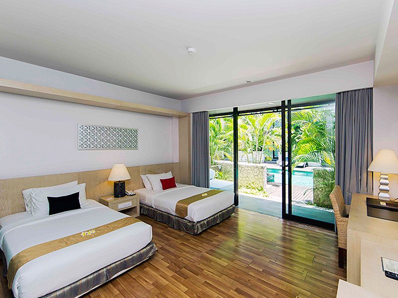 Room at luxury resort of Le Grande Bali